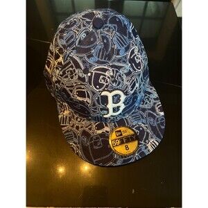 Rare 59fifty Boston Red Sox  embroidered baseball hat